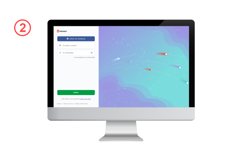 Finaliza tu pedido y revisa tu correo electrónico para seguir las instrucciones de inicio de sesión.